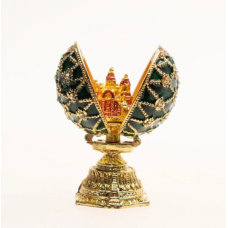 YAjco-shkatulka "S soborom" v stile "Faberzhe"