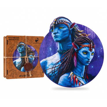Pazl derevyannyj. Avatar. Avatar-puzzles/22x24/100