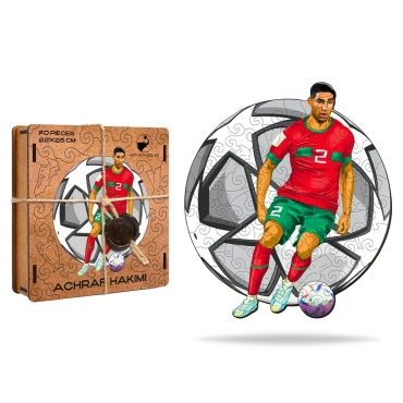 Pazl derevyannyj. Ashraf Hakimi/25h22/70