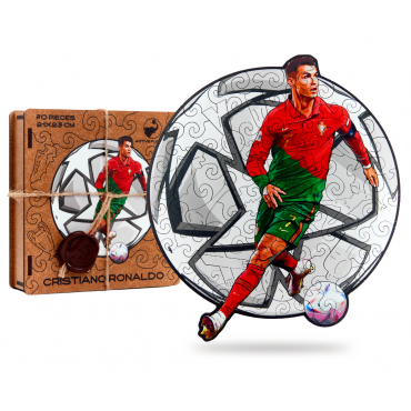Pazl derevyannyj. Krishtianu Ronaldu. Cristiano-Ronaldo/23h21/70