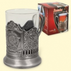 Podstakannik "Zvezda" Bronza, Serebro (200 мл) Podstakannik "Zvezda" Bronza, Serebro (200 мл)