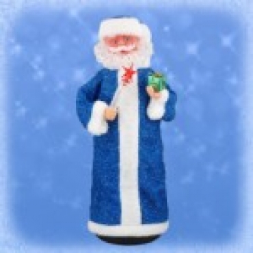 Ded Moroz/Дед Мороз в синем, со звездой, 38 см